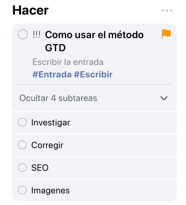 App de recordatorios para aumentar la productividad